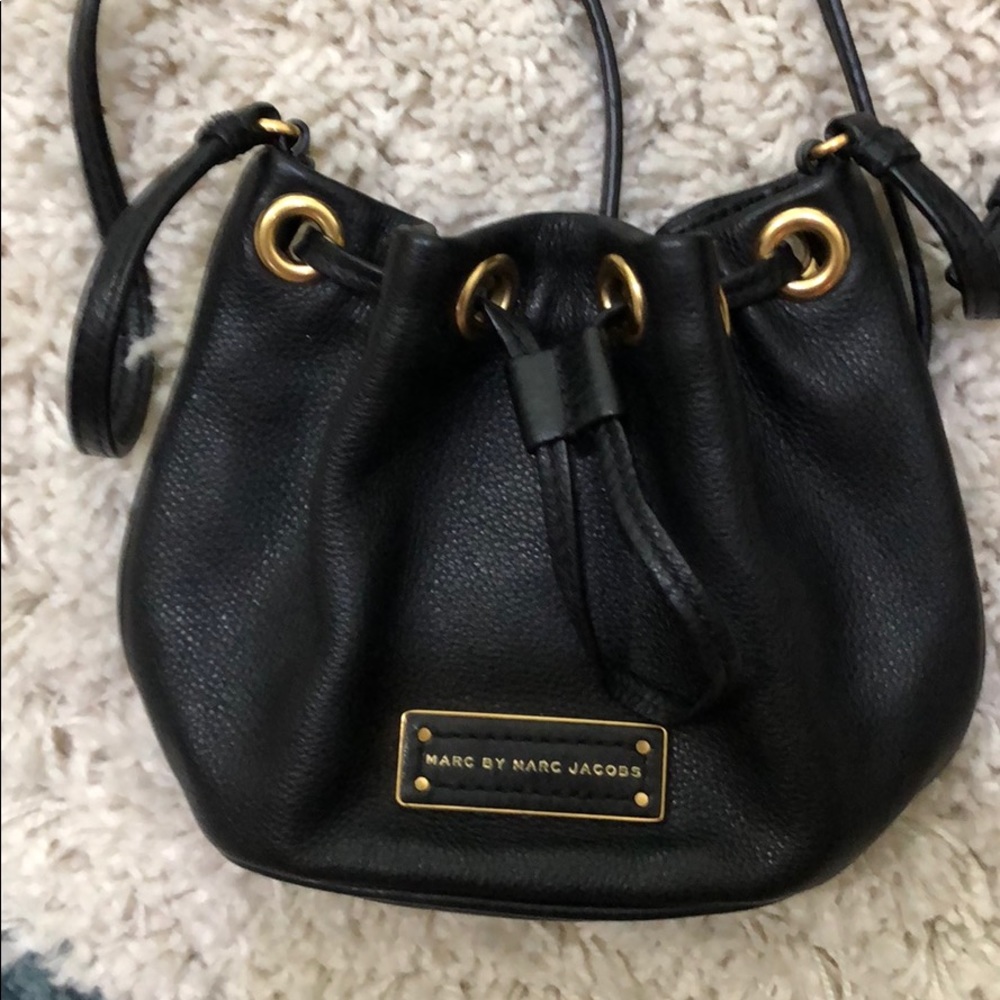 Marc Jacobs mini drawstring bag.